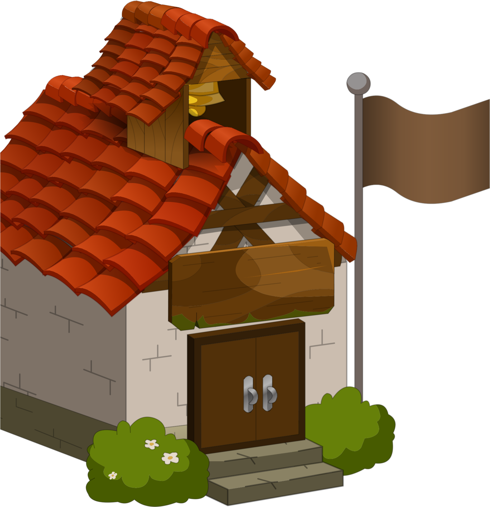 Tutorial Menu - House (2370x2391), Png Download