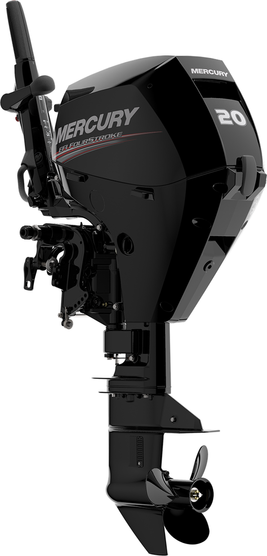 2019 Mercury 20 Hp Efi 20mh Outboard Motor - New 2018 Mercury Efi 20hp (540x1123), Png Download