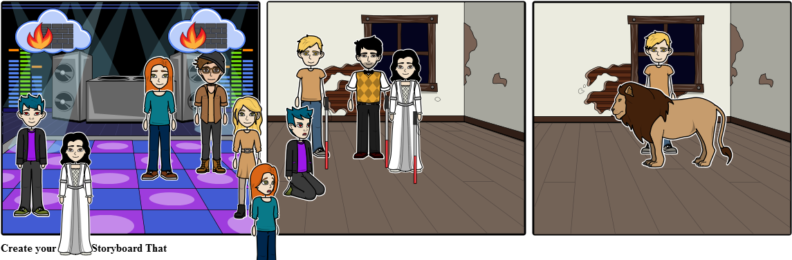 Jace And Clary Meet - Cartoon (1164x385), Png Download