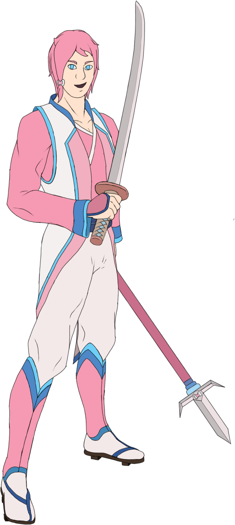 A Few Weeks Ago, I Adopted A Sylveon Gijinka From @mattdrawsmen, - Cross-country Skiing (942x1920), Png Download