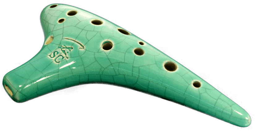 Tutti Ocarina Soprano C In Jade Crackle (1000x1000), Png Download