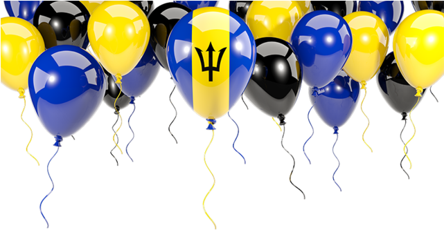 Barbados Flag (640x480), Png Download