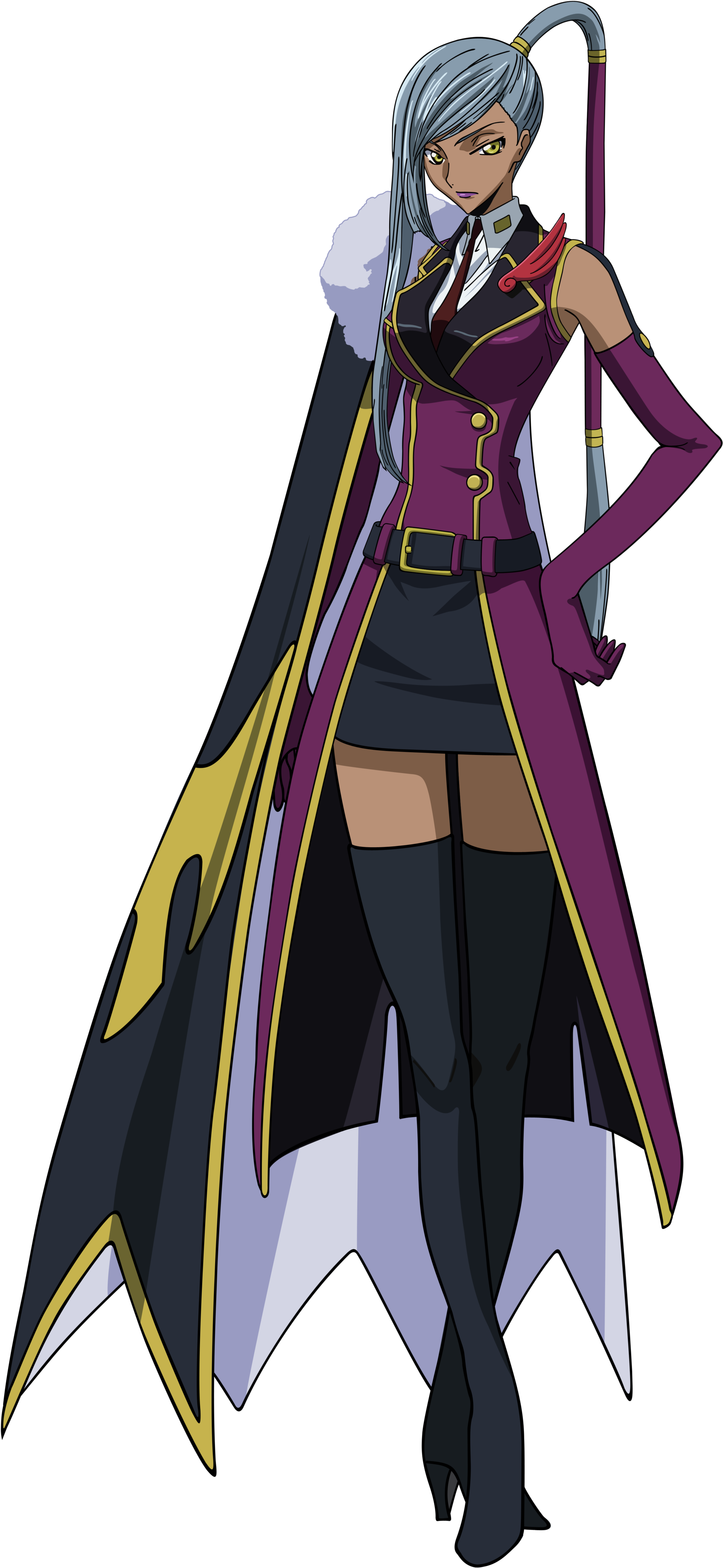 Code Geass Lelouch Of The Rebellion Cosplay Costume (2000x3803), Png Download