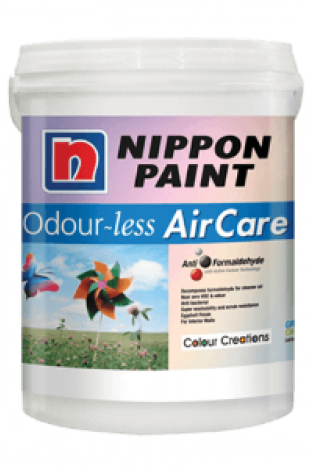 Nippon Paint Odour-less Aircare - Nippon Paint (906x470), Png Download