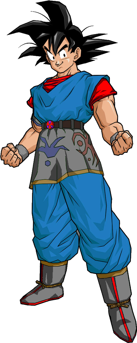 Goku777 New Look - Dragon Ball Z New Look (654x1219), Png Download