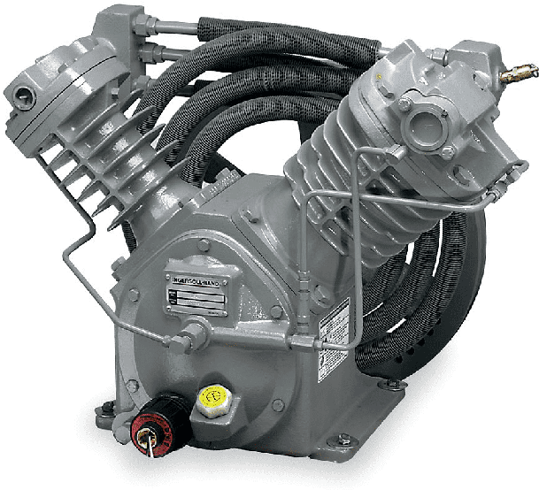 Ingersoll Rand 10 Hp Air Compressor Pump Two Stage - Ingersoll Rand Model 2545 (700x652), Png Download