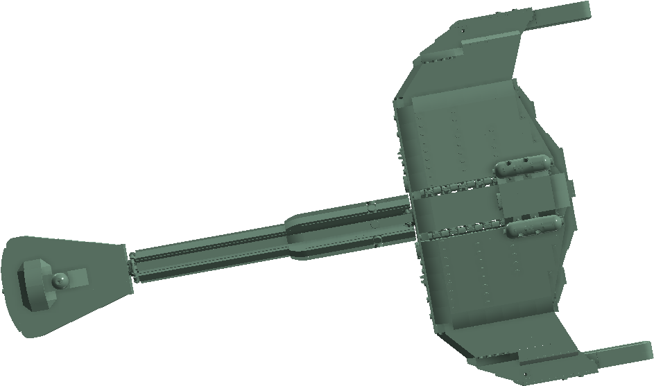 Klingon4 - Cannon (1366x606), Png Download