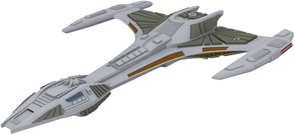 Star Trek Attack Wing Klingon I.k.s. Somraw (1024x1024), Png Download