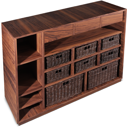 Elgar Shelf Handcrafted Walnut Wood - Cupboard (960x800), Png Download