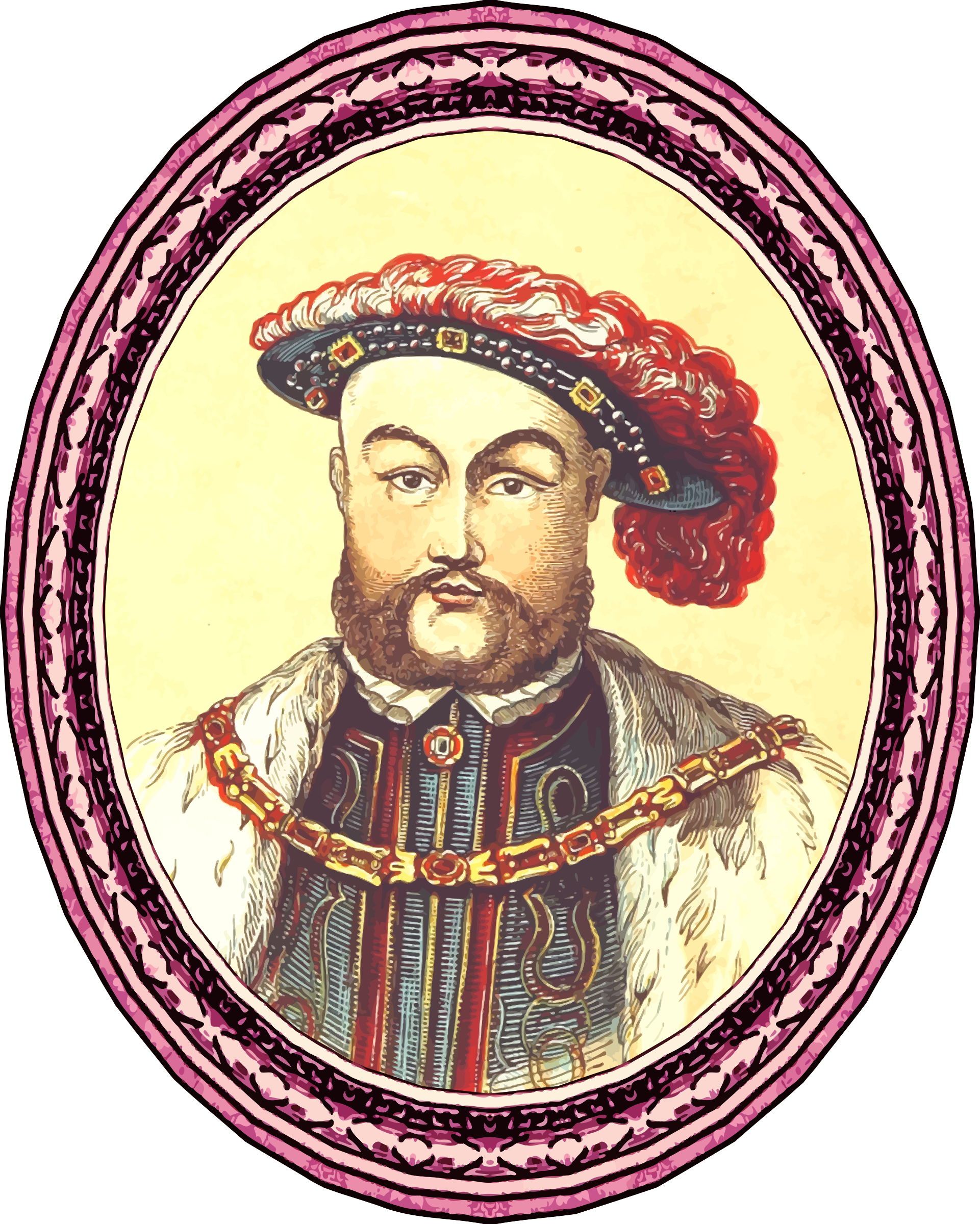 This Free Icons Png Design Of King Henry Viii (1921x2400), Png Download