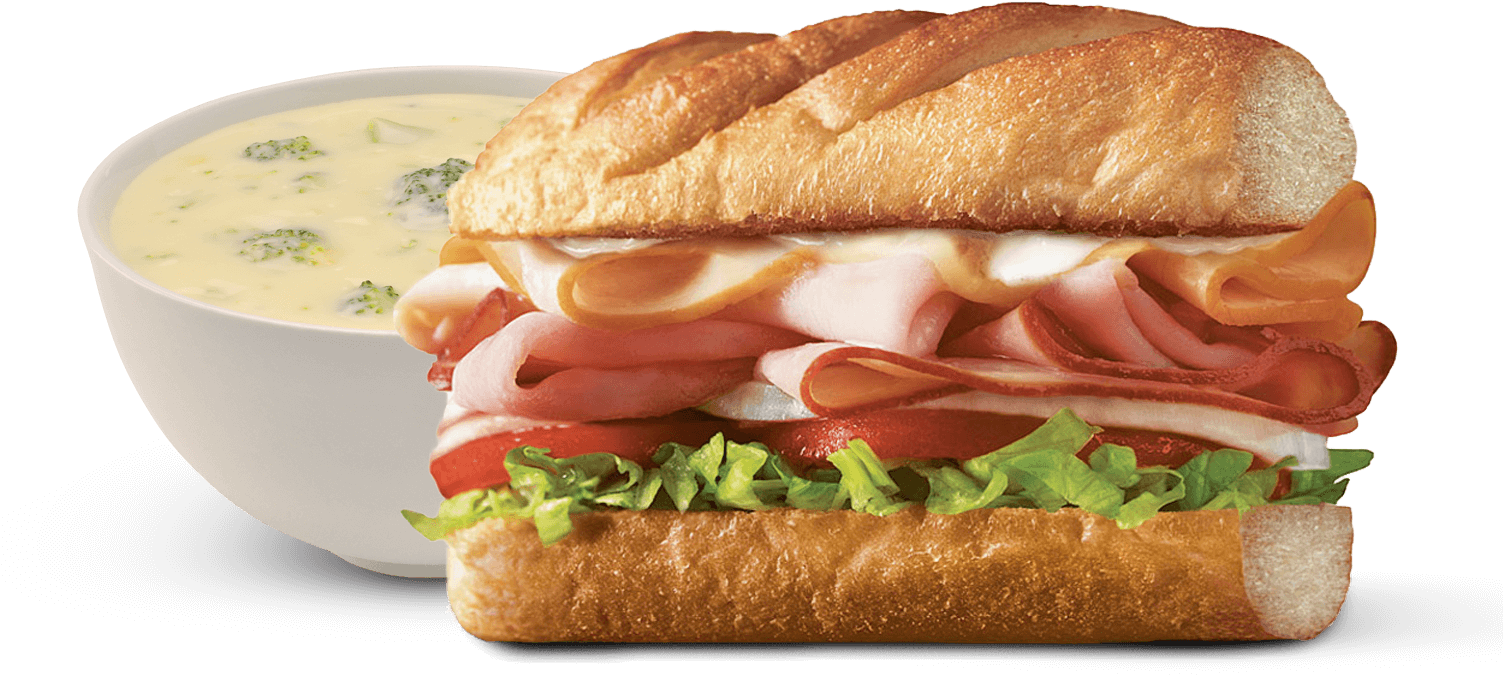 Half And Half - Firehouse Small Subs Size (1506x1200), Png Download