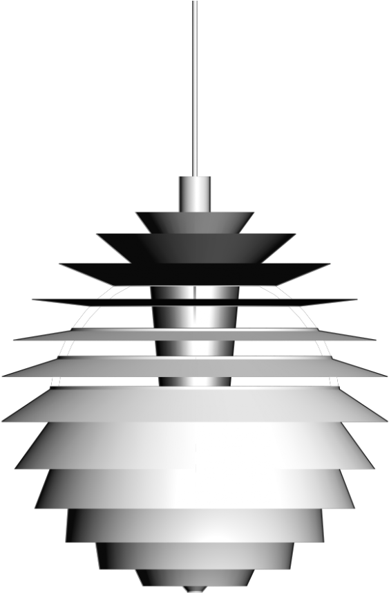 Ph Louvre By Louis Poulsen - Louis Poulsen Lamp Png (1000x1000), Png Download