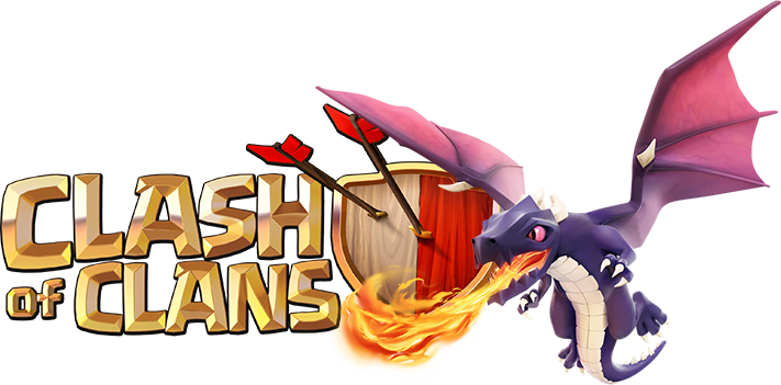Clash Of Clans Logo Png - Clash Of Clans Logo Transparent (711x351), Png Download