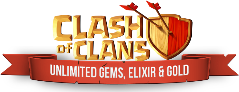 Clash Of Clans Hack That Actually Works - Clans Of Clans Logo (791x321), Png Download