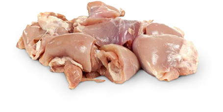 Chunked Chicken - Chicken As Food (500x500), Png Download