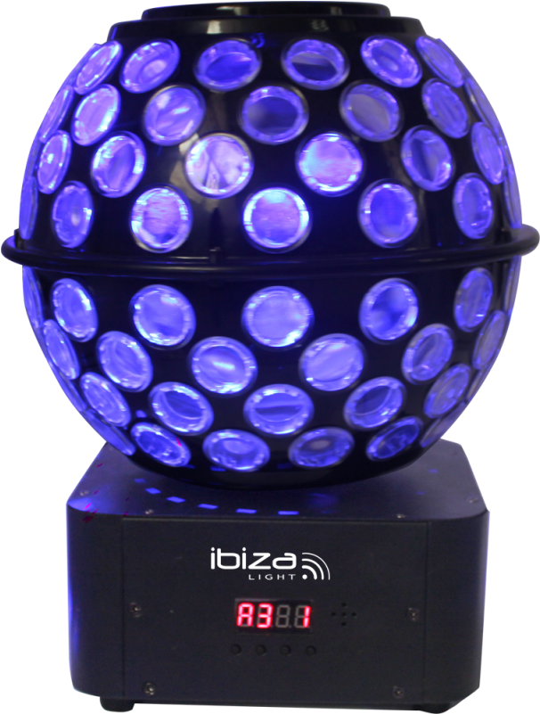 Ibiza Light Starball-gb Dual Lighting Effect (800x800), Png Download