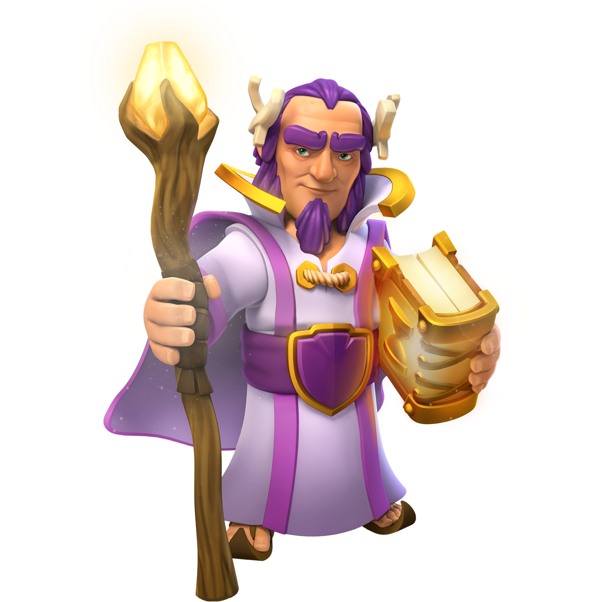 Clash Of Clans The Grand Warden Clash Of Clans - Clash Of Clans Archer King (2048x1280), Png Download