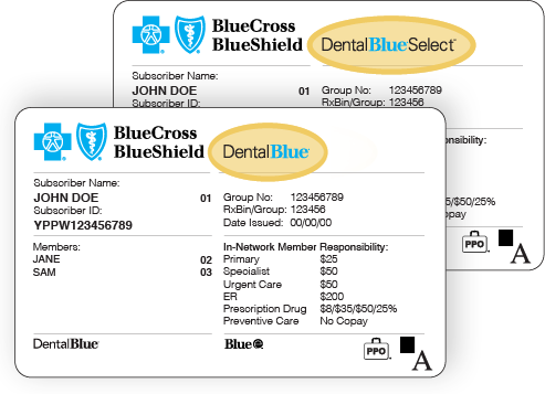 Not Sure What Plan You Have - Blue Cross Blue Shield Dental (493x357), Png Download