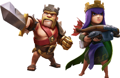 Clash Of Clans Heroes - Clash Of Clans Png (510x334), Png Download