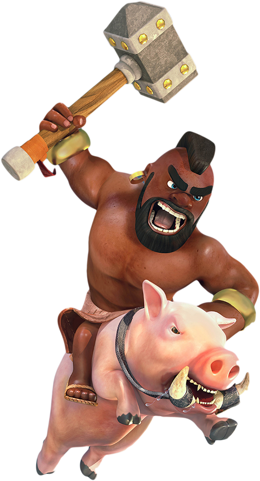 Hogrider Horizontalweb O - Clash Royale Hog Rider Png (1500x1788), Png Download