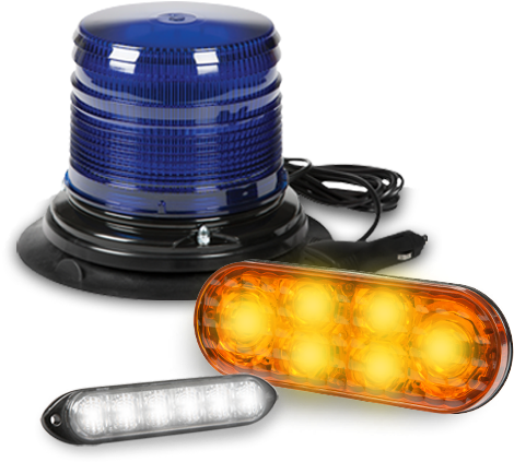 Grote's New Led Warning And Hazard Lights - Lighting (500x500), Png Download