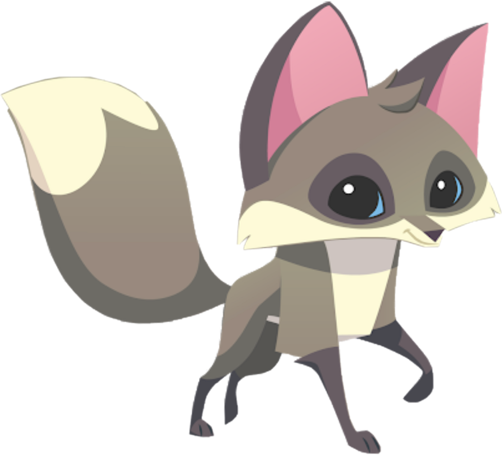 Animal Jam Animals Fox (1020x912), Png Download