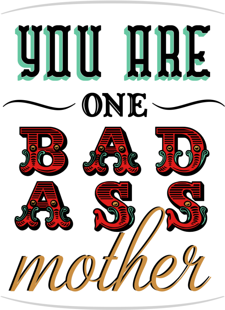 Bad Ass Mother - Tampon Bois 'artemio - Home Sweet Home' Bonne Année (768x1024), Png Download
