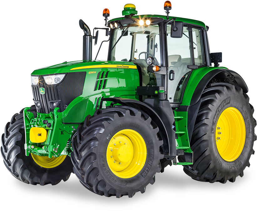 John Deere Clipart Tractor Baler - Britains John Deere 6195m (1366x768), Png Download