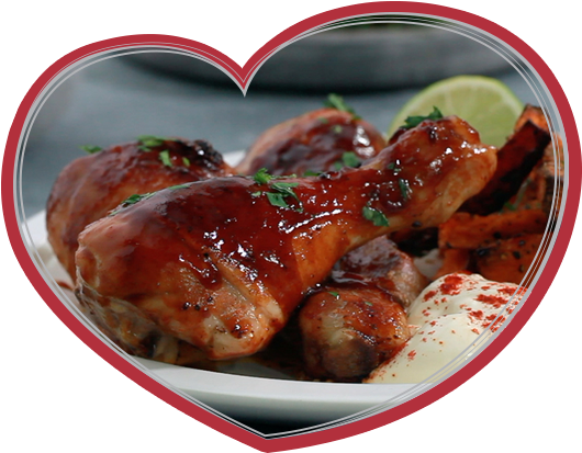 15 Minutes - Barbecue Chicken (530x413), Png Download
