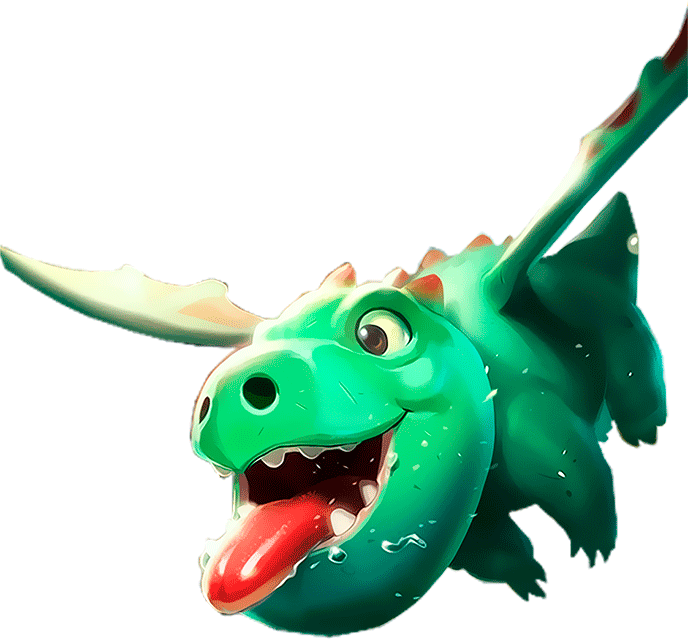 Baby Dragon Png Clash Royale (688x640), Png Download