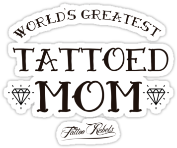 Mom Tattoo Png - Tattoo (375x360), Png Download