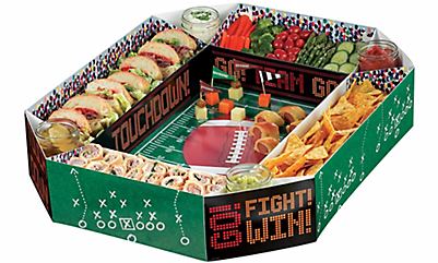 Dress Up Your Dishes - Football Snack Stadium (each) (400x544), Png Download