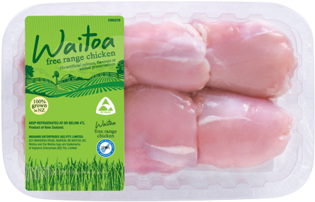 Chicken Thigh Fillets - Chicken As Food (496x372), Png Download