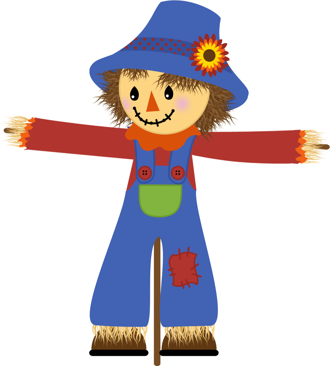 Google Search - Cute Scarecrow Clip Art (1080x1200), Png Download