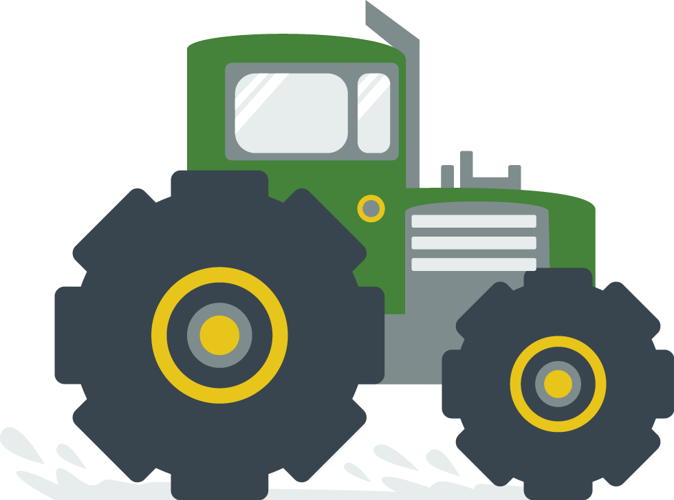 John Deere Clipart Banner - Agricultural Machinery (980x727), Png Download