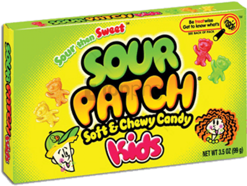 Sour Patch Kids - Sour Patch Kids Watermelon (400x320), Png Download