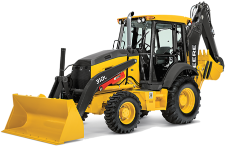 310l Backhoe - John Deere 310l Backhoe (768x431), Png Download