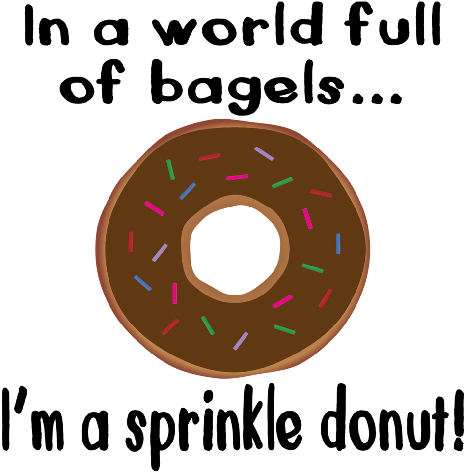 In A World Full Of Bagelsi& - Doughnut (960x960), Png Download