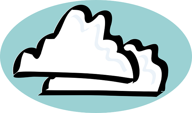 White, Clouds, Sky, Weather, Cloudy - Cloud (640x379), Png Download