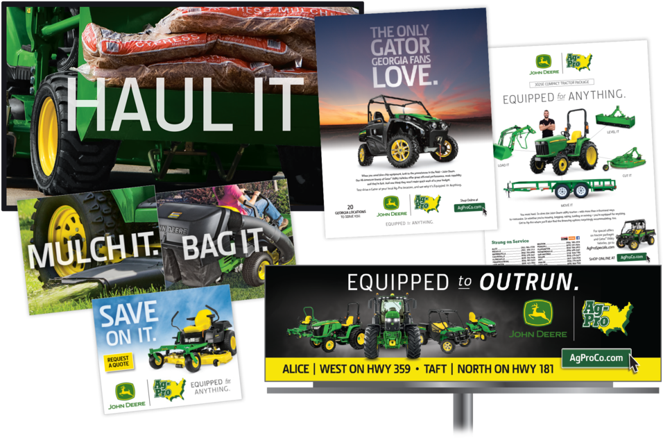 Featured Customcreative - John Deere Ad Creative (1000x673), Png Download
