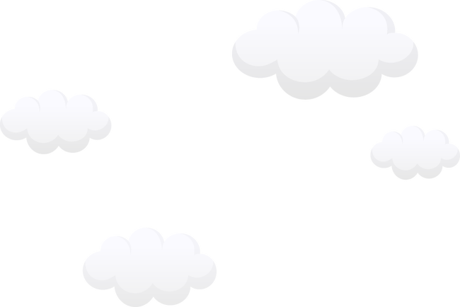 White Clouds Png Background Image - 白云 卡通 Png (650x434), Png Download