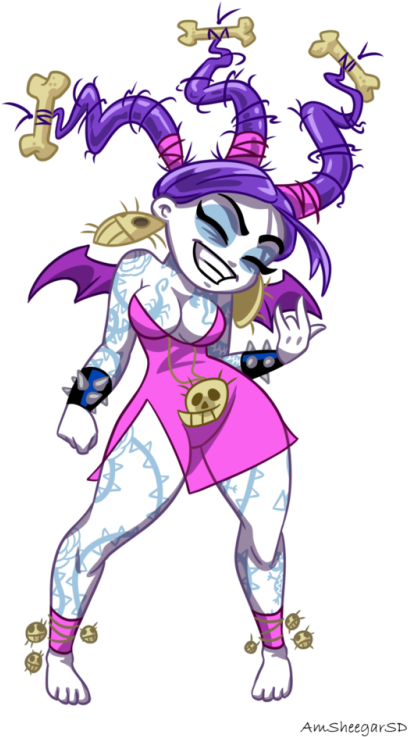 Big Mama Or Voodoo Mamma - Rayman Origins Nymphs (452x750), Png Download