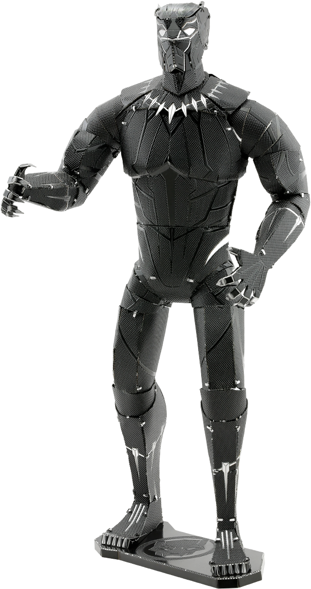 Picture Of Black Panther - Fascinations Metal Earth 3d (333x620), Png Download