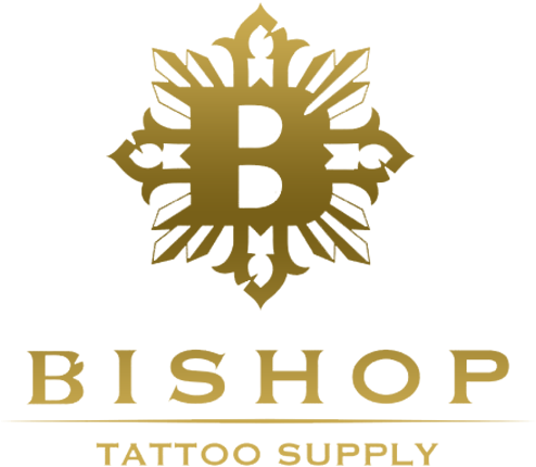 Bishop Tattoo Gold - Bishop Tattoo Machine Logo (500x455), Png Download