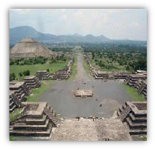 Olmec Metropolis Of Teotihuacan - Teotihuacán (518x503), Png Download