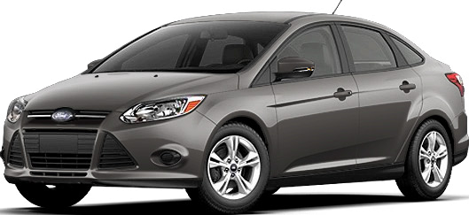 Ford Png Image - 2014 Black Ford Focus Se (529x243), Png Download
