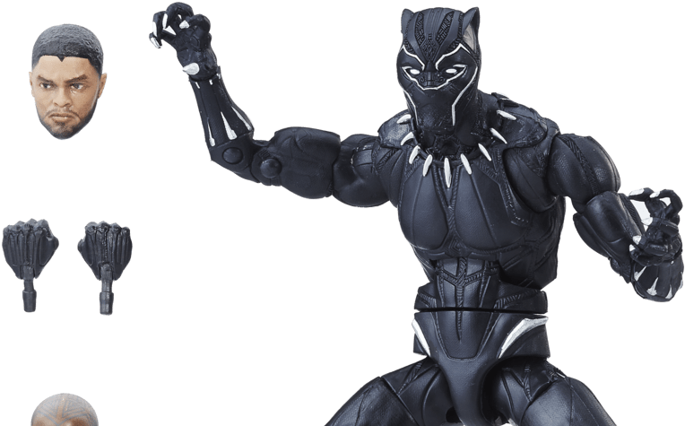 Blp Legends 6 Inch - Black Panther Hasbro (900x506), Png Download