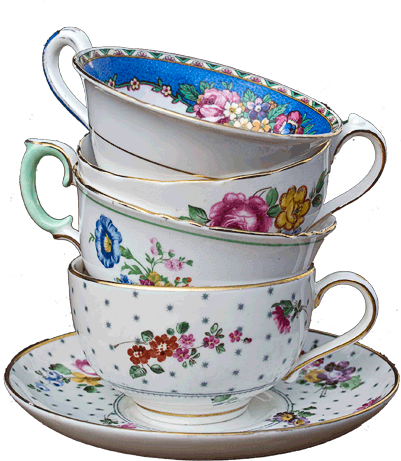 Stacked Tea Cups Png - Stacked Tea Cup Png (400x500), Png Download