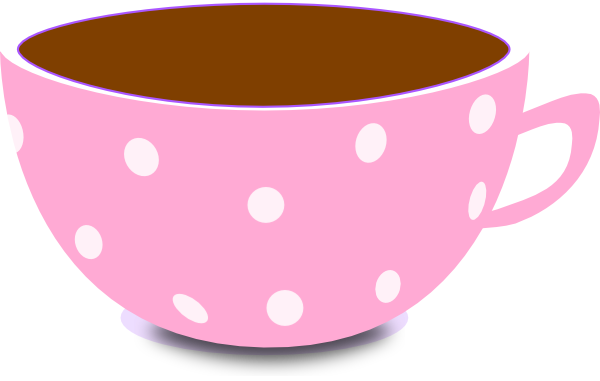 Clipart Tea Cup - Tea Cup Vector Png (600x381), Png Download