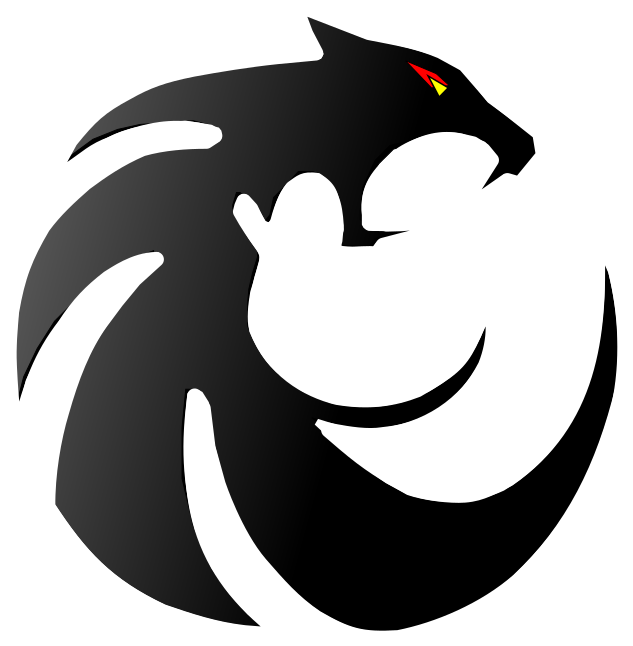 Marvel Black Panther Logo Png - Black Panther (744x744), Png Download